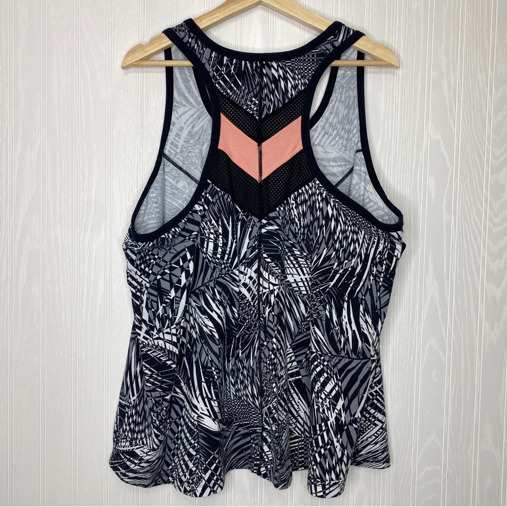 Rainbeau curves racerback athletic tank top with mesh back Size 22/24 - Picture 4 of 8